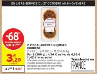 2 Pissaladières niçoises Coudène