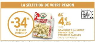 Brandade à la morue parmentière Pêcheries Basques