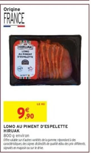 Lomo au piment d'Espelette Hiruak