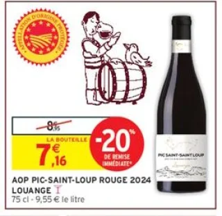 AOP PIC-SAINT-LOUP ROUGE LOUANGE
