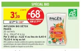 INFUSION BIO DÉTOX PAGÈS
