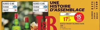 Scotish Whisky Blended Rare J&B
