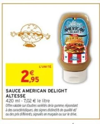 Sauce American Delight Altesse