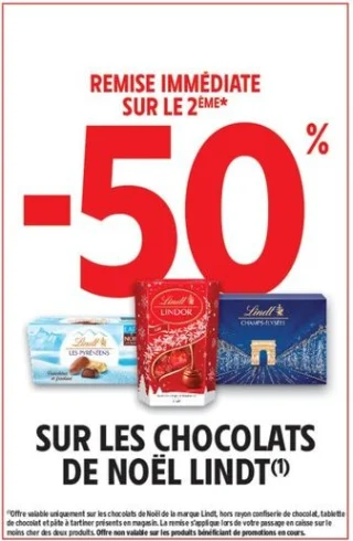 Chocolats de Noël Lindt