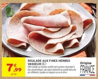 Roulade aux fines herbes Vasseur