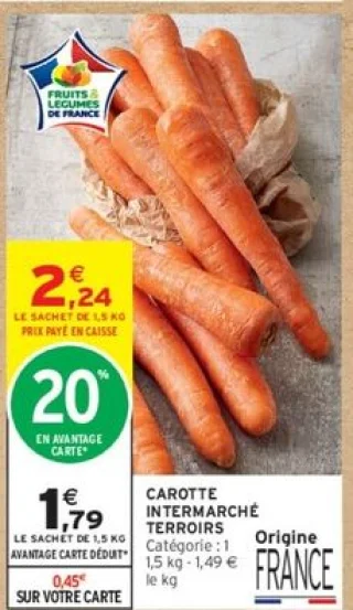 Carotte Intermarché Terroirs