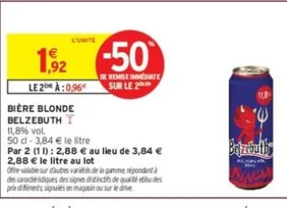 Bière blonde Belzebuth