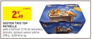 GOÛTER TRIO TOP PATRELLE