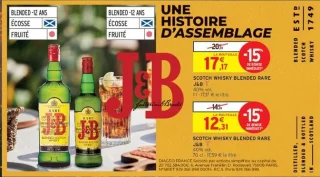Scotch Whisky Blended Rare J&B