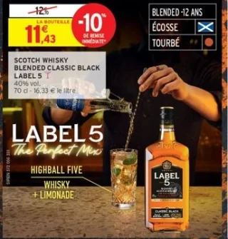 Scotch Whisky Blended Classic Black Label 5