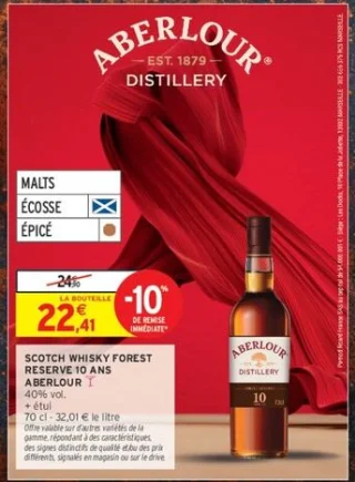 Scotch Whisky Forest Reserve 10 ans Aberlour