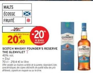 Scotch Whisky Founder's Reserve The Glenlivet