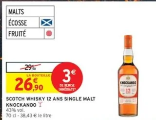 Scotch Whisky 12 ans Single Malt Knockando