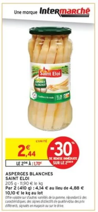 ASPERGES BLANCHES SAINT ÉLOI