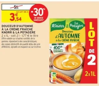 DOUCEUR D'AUTOMNE À LA CRÈME FRAÎCHE KNORR & LA POTAGERE