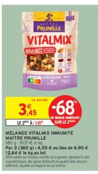 MÉLANGE VITALMIX IMMUNITÉ MAÎTRE PRUNILLE
