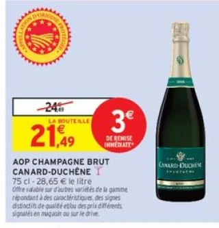 AOP Champagne brut Canard-Duchêne