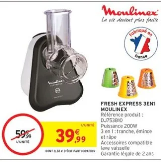 Fresh Express 3en1 Moulinex