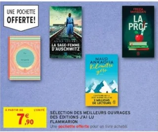 Sélection des meilleurs ouvrages des Éditions J'ai Lu Flammarion