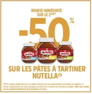 Pâtes à tartiner Nutella