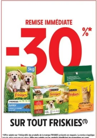 Aliments pour animaux Purina Friskies