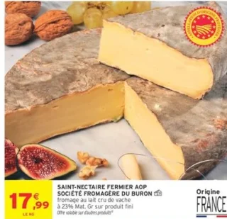 Saint-Nectaire fermier AOP Société Fromagère du Buron