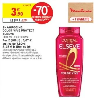Shampooing Color Vive Protect Elseve L'Oréal