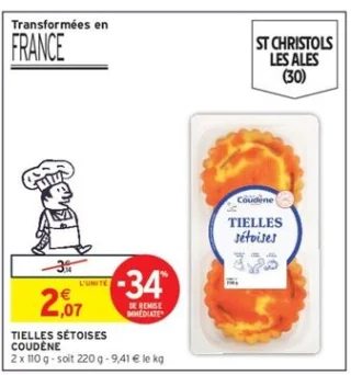 Tielles sétoises Coudène