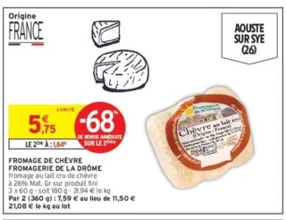 Fromage de chèvre Fromagerie de la Drôme