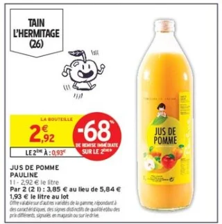 Jus de pomme Pauline