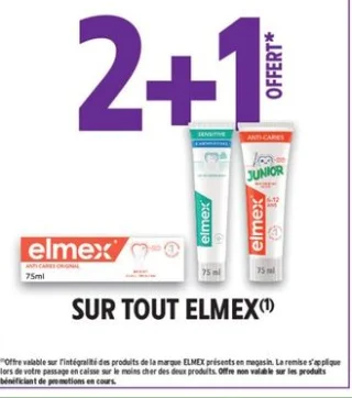 Produits de soins dentaires Elmex
