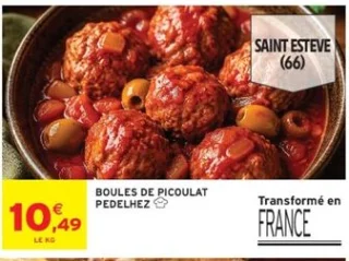 Boules de picoulat PEDELHEZ