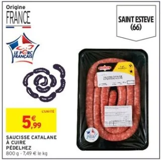 Saucisse catalane à cuire Pédelhez