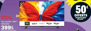 Téléviseur 4K QLED 55" TCL