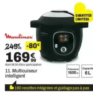 Multicuiseur intelligent Moulinex Cookeo+ CE858810