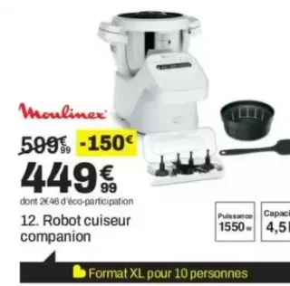 Robot cuiseur compagnon Moulinex