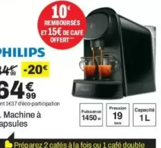 Machine à capsules Philips LM8012/60
