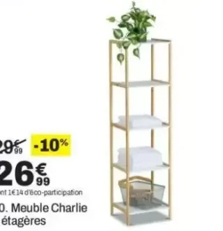10. Meuble Charlie 5 étagères