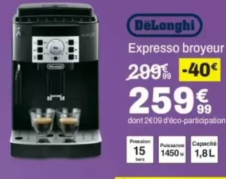 Expresso broyeur DeLonghi ECAM22.105.B