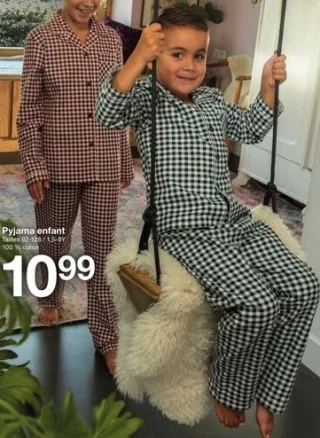 Pyjama enfant 100% coton