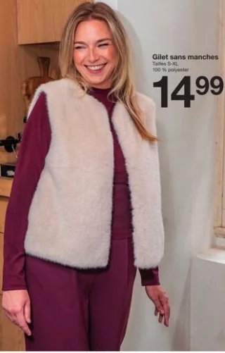 Gilet sans manches Zeeman
