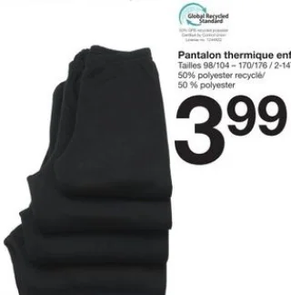 Pantalon thermique enfant