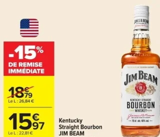 Kentucky Straight Bourbon JIM BEAM White