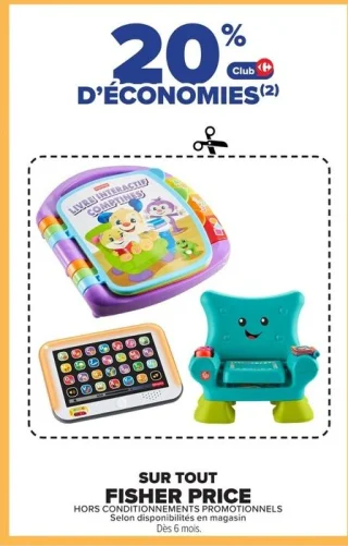 Sur tout Fisher Price