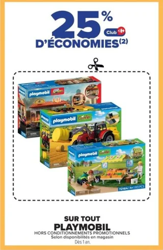 Sur tout Playmobil