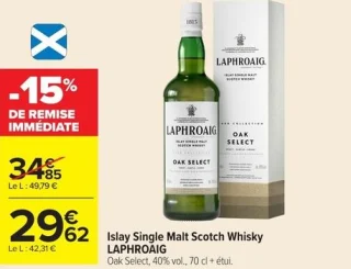 Islay Single Malt Scotch Whisky LAPHROAIG Oak Select