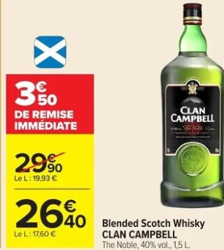 Blended Scotch Whisky CLAN CAMPBELL The Noble