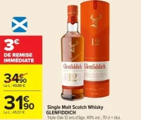 Single Malt Scotch Whisky GLENFIDDICH Triple Oak 12 ans d'âge