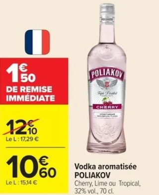 Vodka aromatisée POLIAKOV