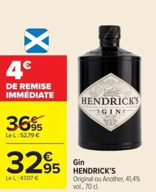 Gin HENDRICK'S
